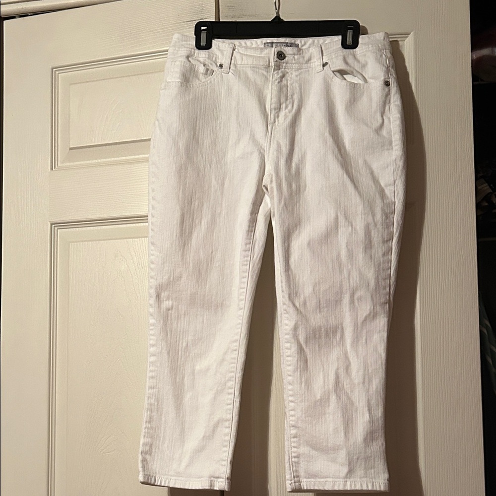 Chico’s Platinum sz .5 (US 6) White Women's Jeans